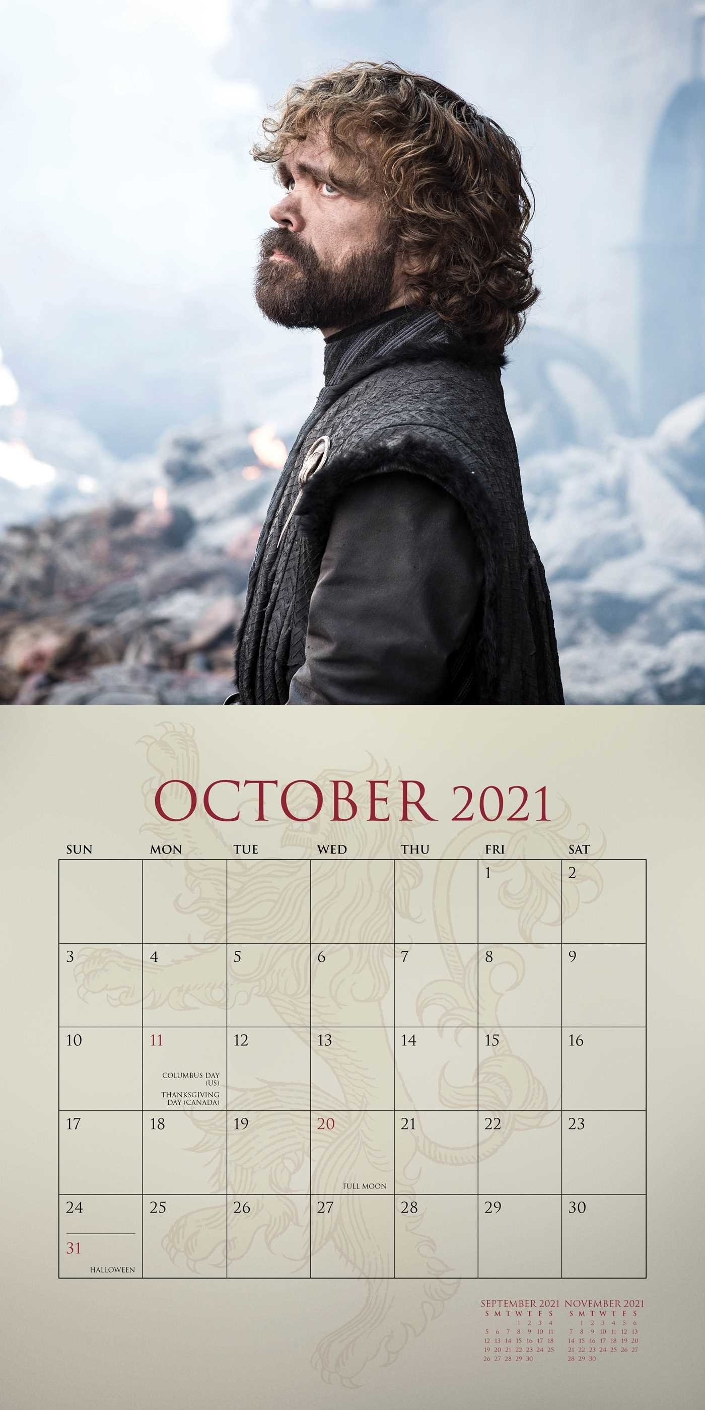 Calendar 2020 Game Of Thrones Month Calendar Printable