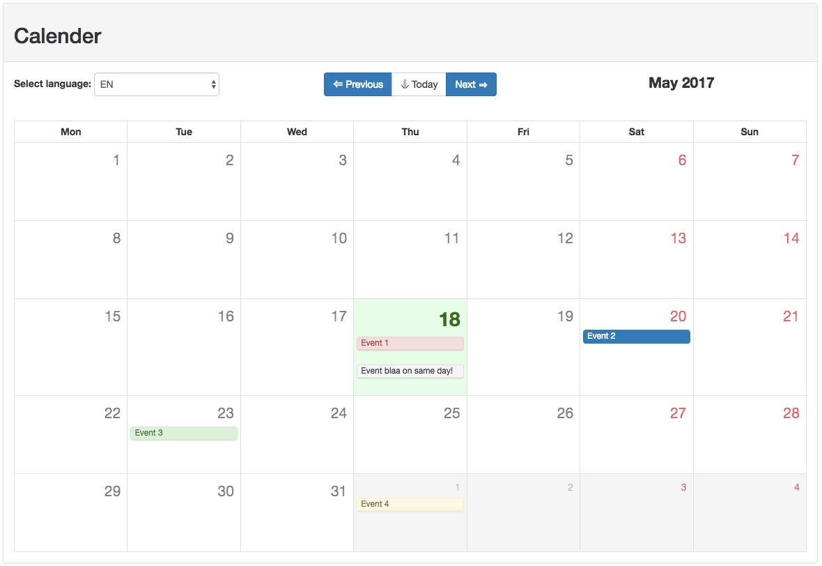 Github - Eazyserver/vue-Bootstrap-Calendar: Use The Magical