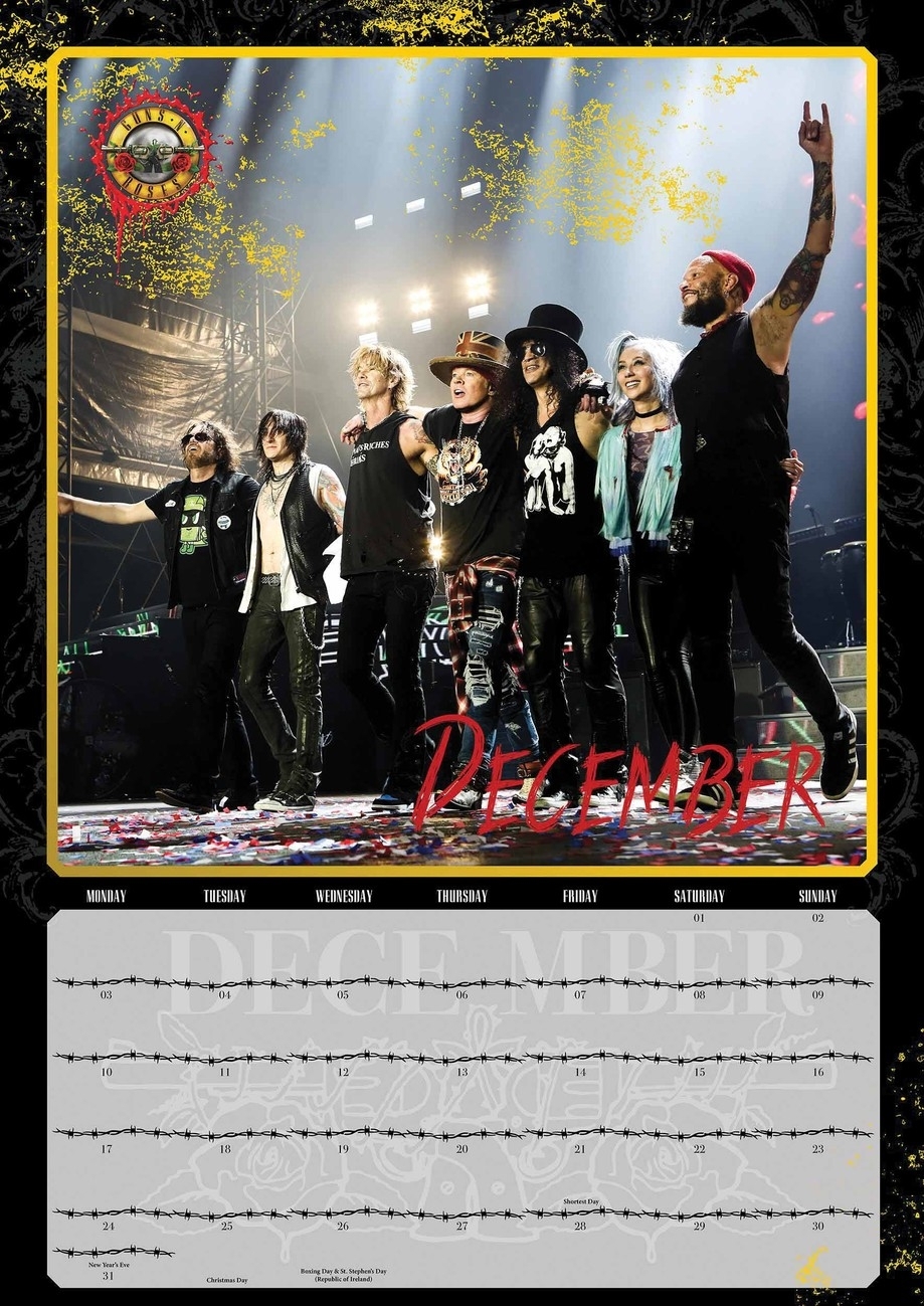 Guns N&#039; Roses - Calendars 2021 On Ukposters/abposters