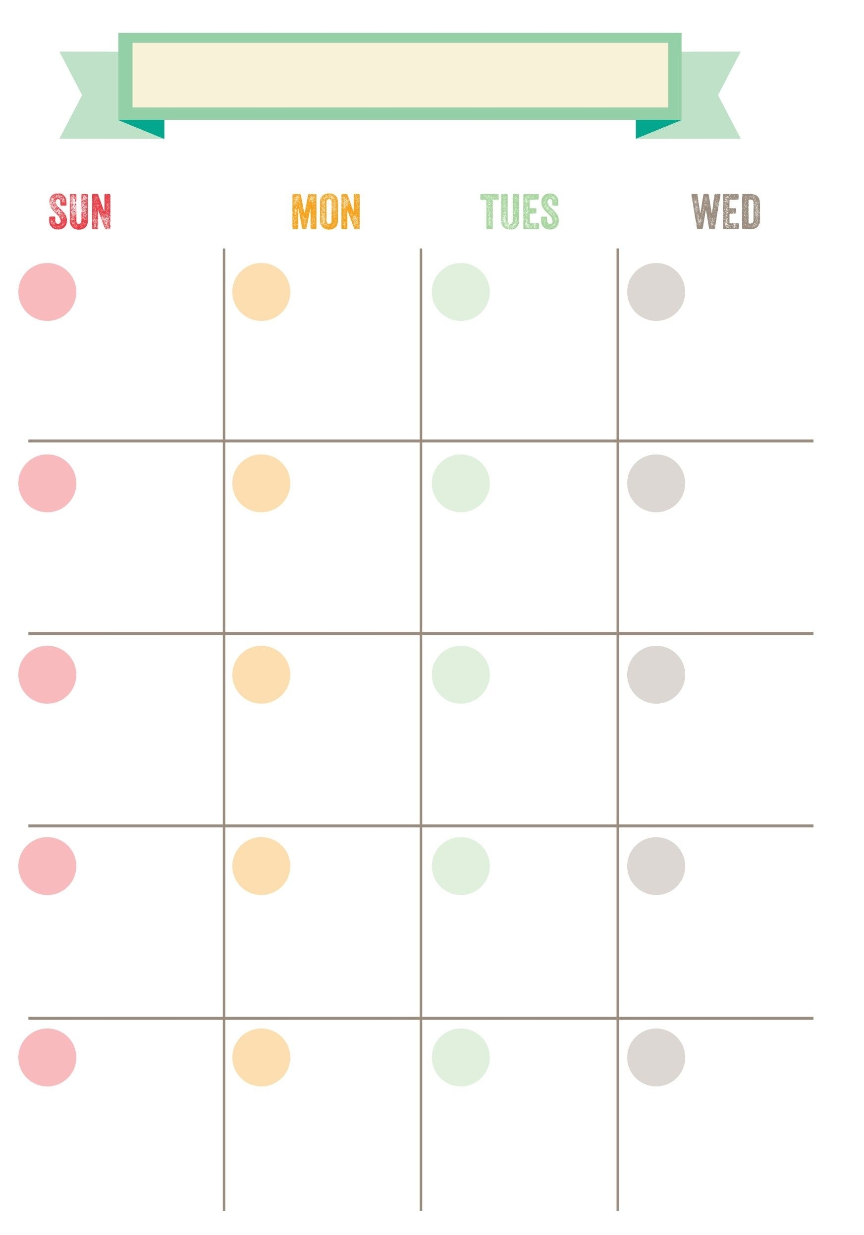 blank weekly calendars printable activity shelter printable blank