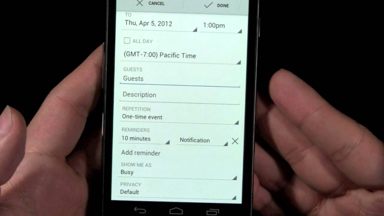 How To Use Google&#039;s Calendar App On Android