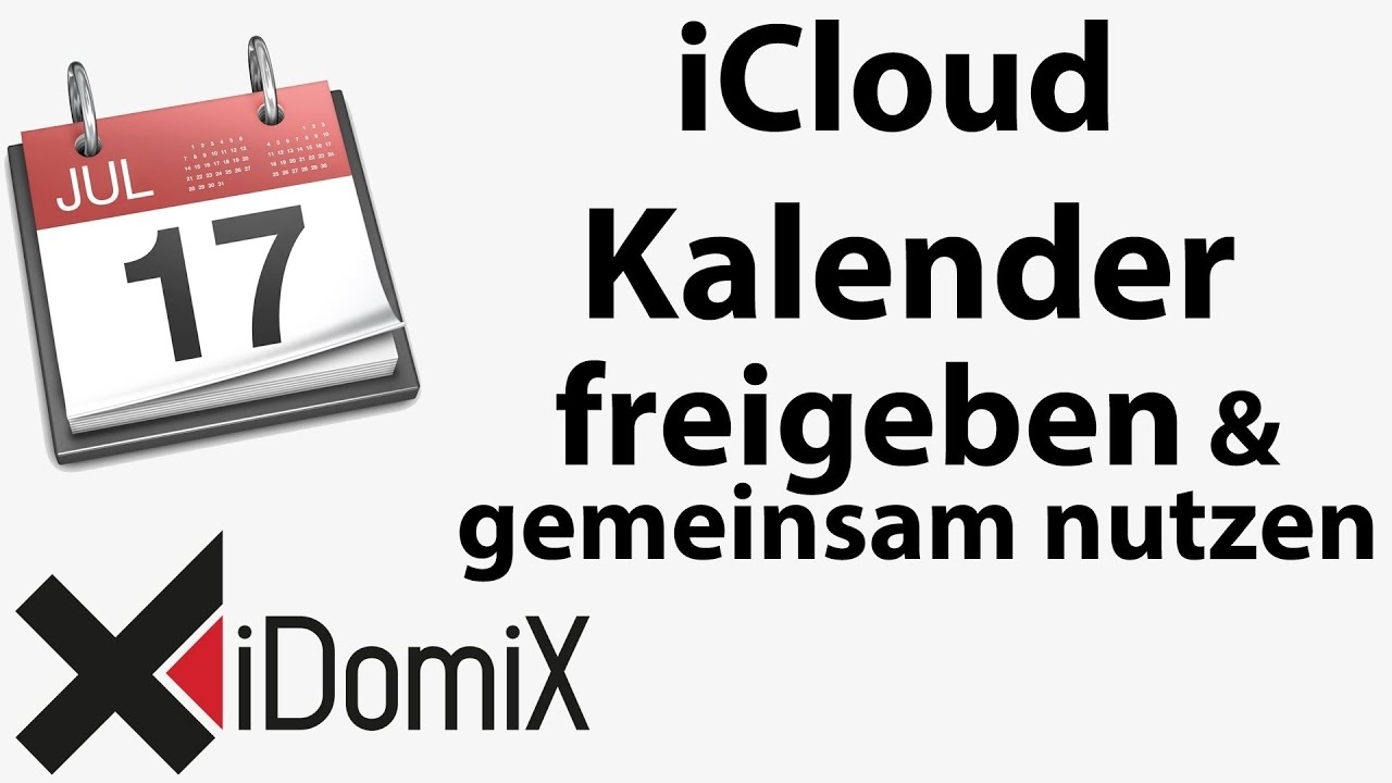 Icloud Kalender Gemeinsam Nutzen Und Freigeben