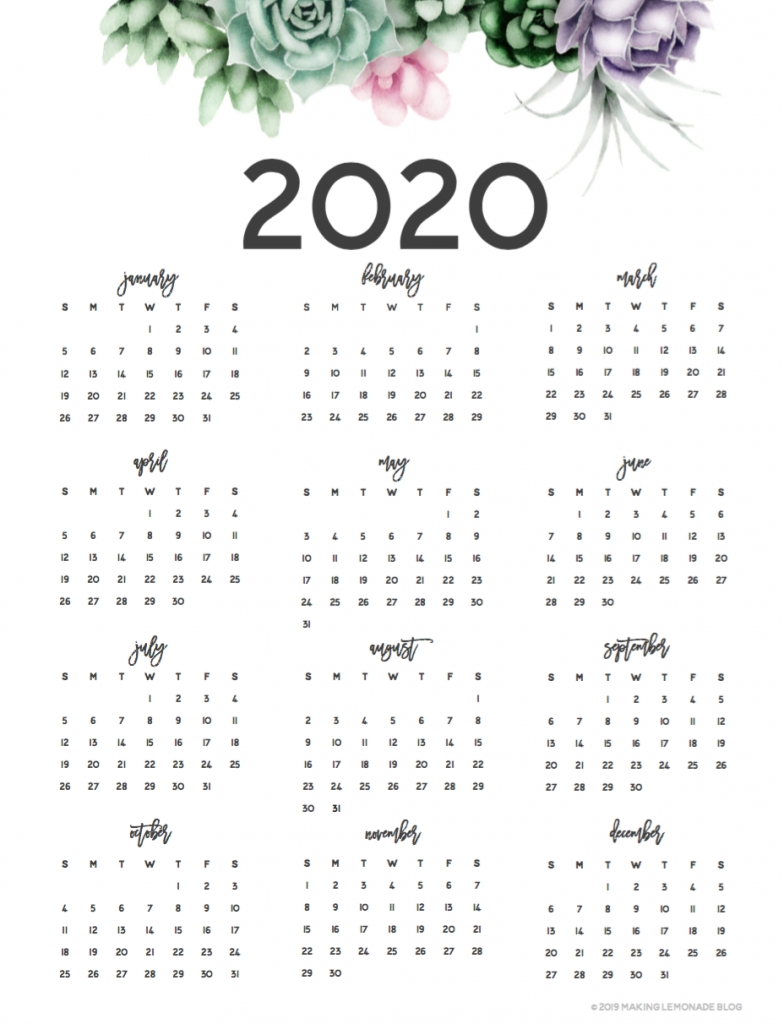 It&#039;s Here! Get Your Free 2020 Printable Planner! | Making