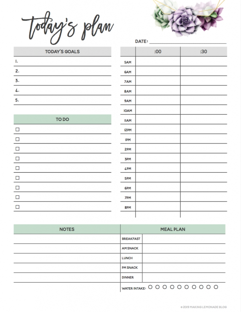 It&#039;s Here! Get Your Free 2020 Printable Planner! | Making