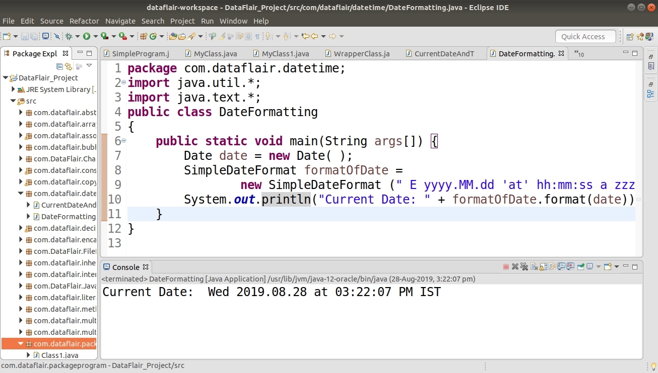 Java Date And Time - Gregoriancalendar Class With Example