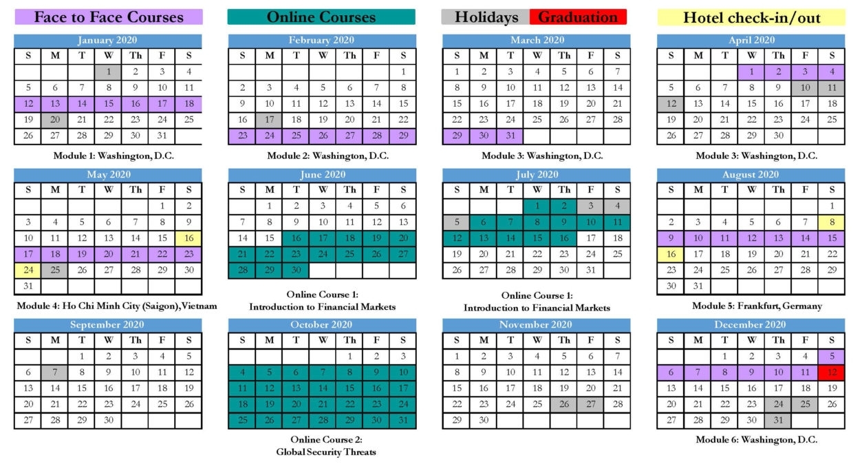 Ma-Ibp 4 Calendar For Web | Mcdonough School Of Business