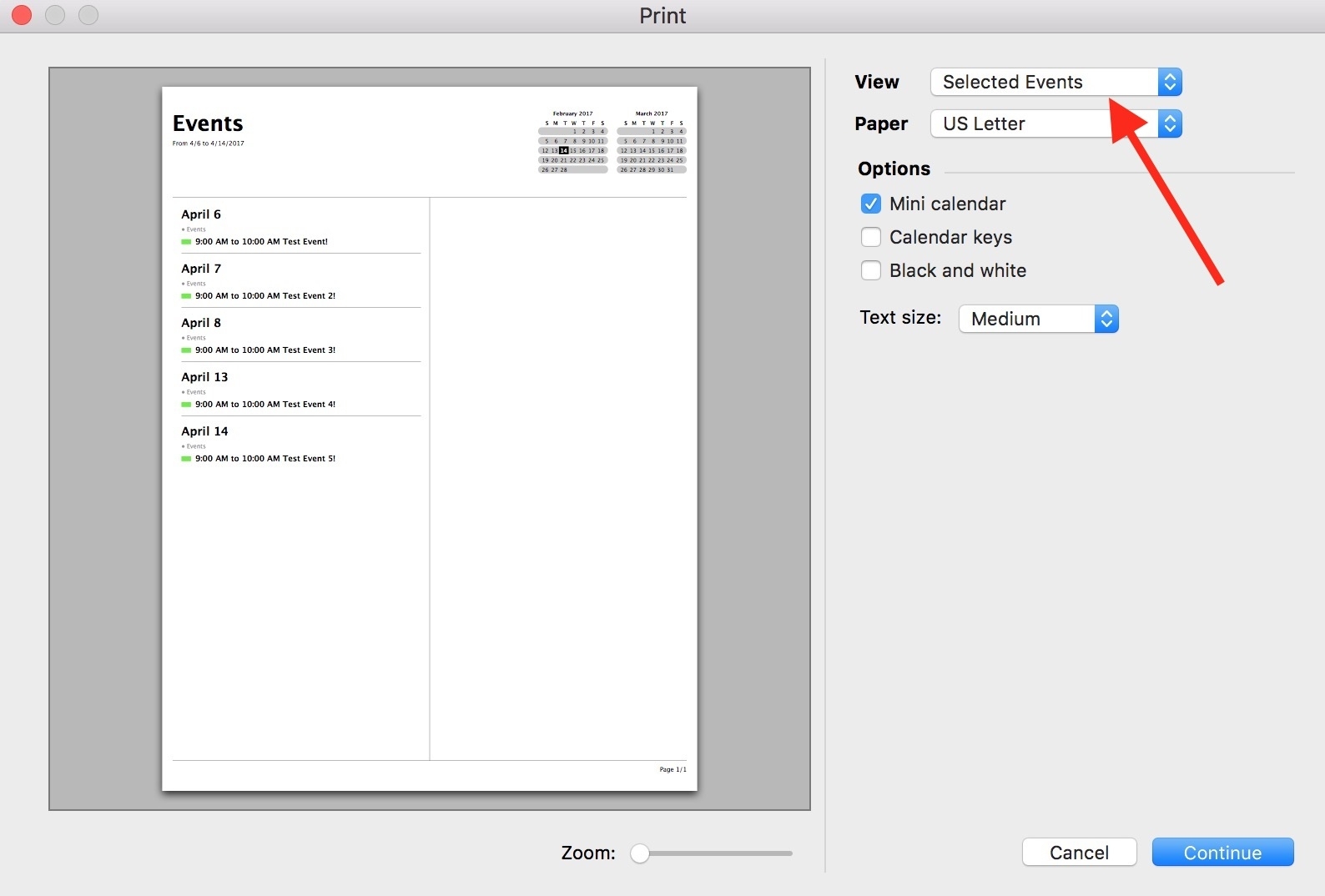 Macos: Printing Specific Calendar Events - The Mac Observer