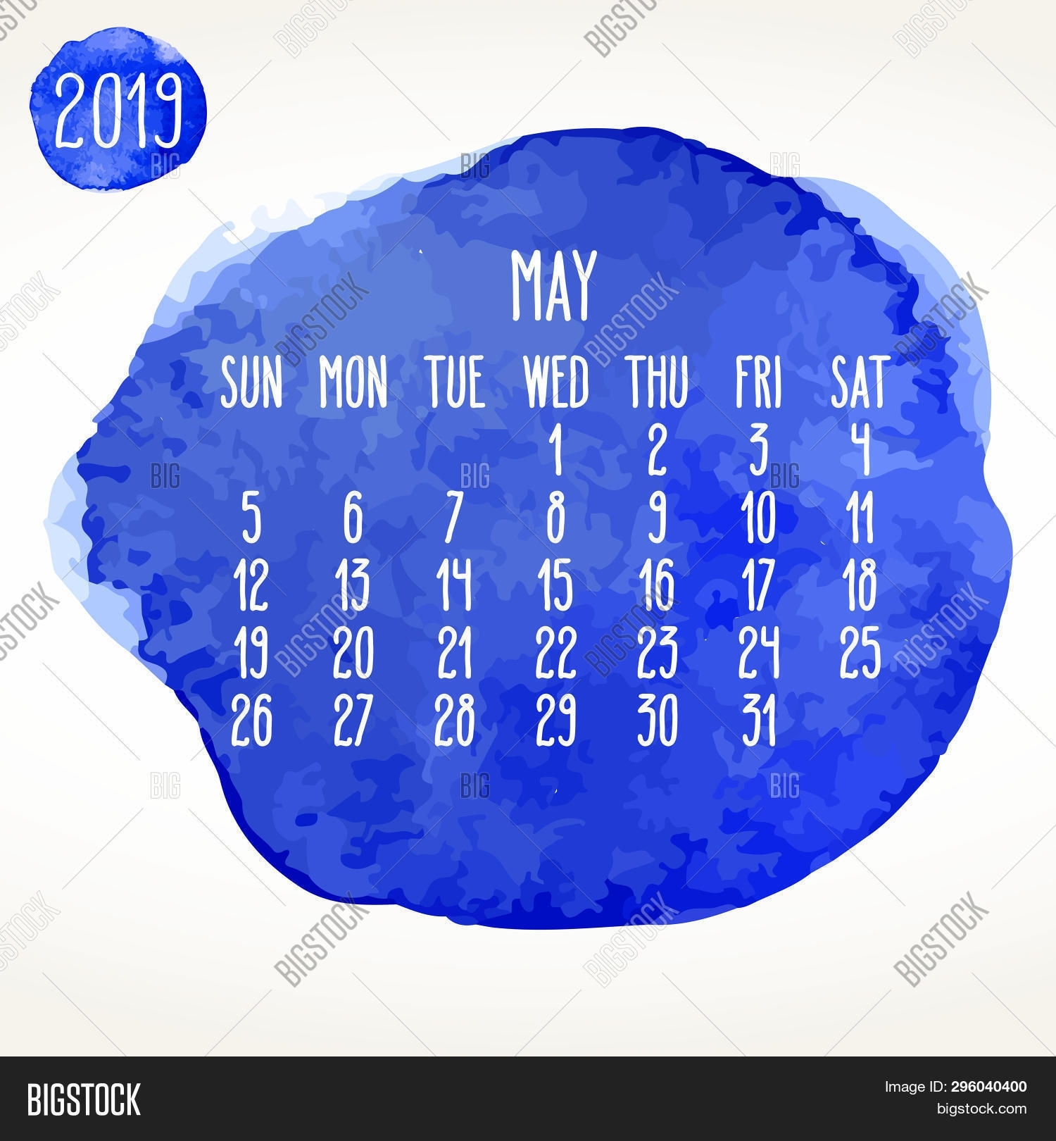 May Year 2019 Vector Vector &amp; Photo (Free Trial) | Bigstock