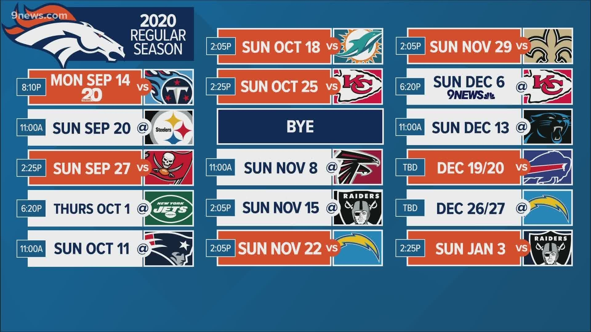 Nfl Week 8 Printable Schedule