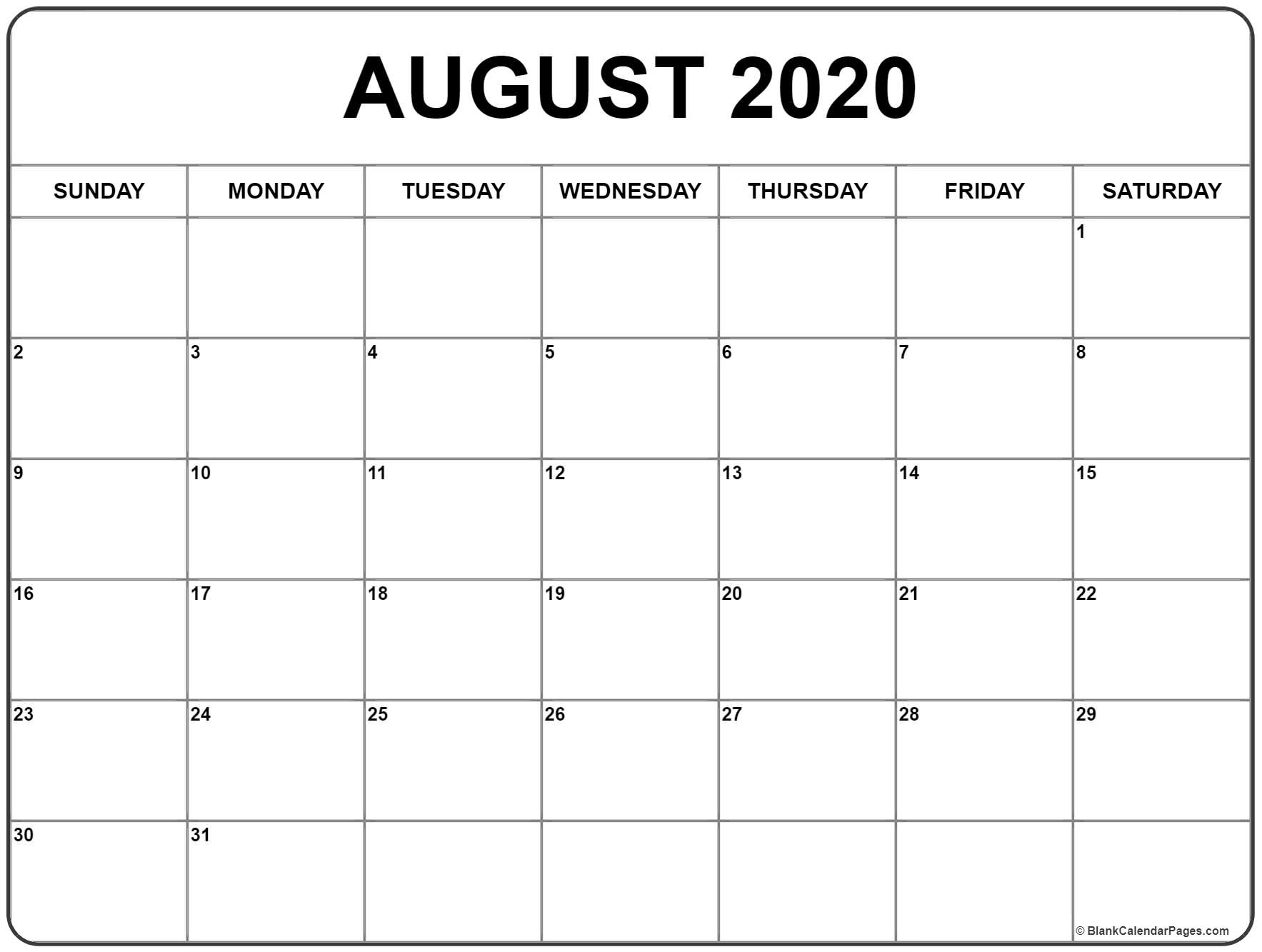 Monday Thru Friday Calendar Template 2020 | Example Calendar