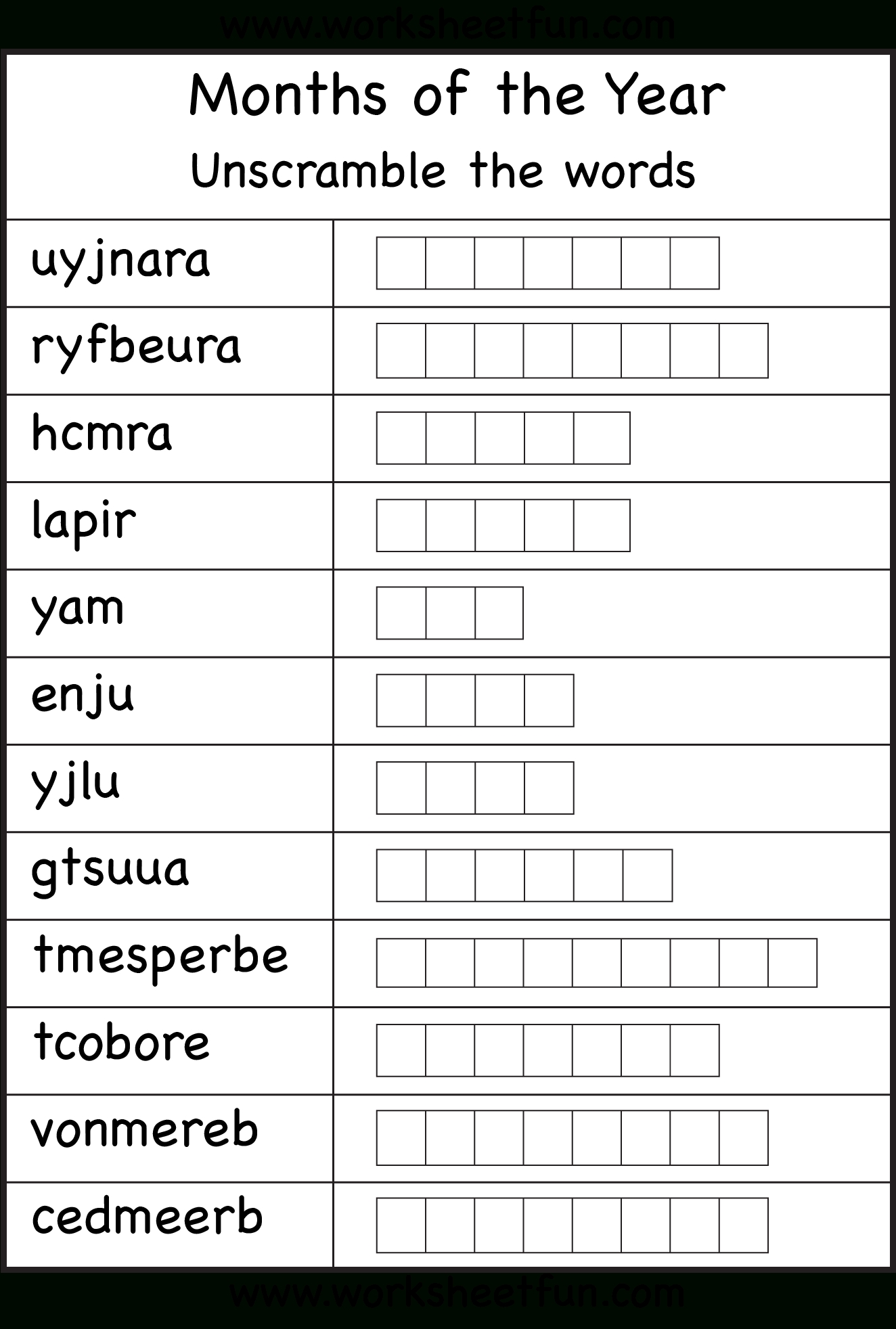 English Worksheet Year 8