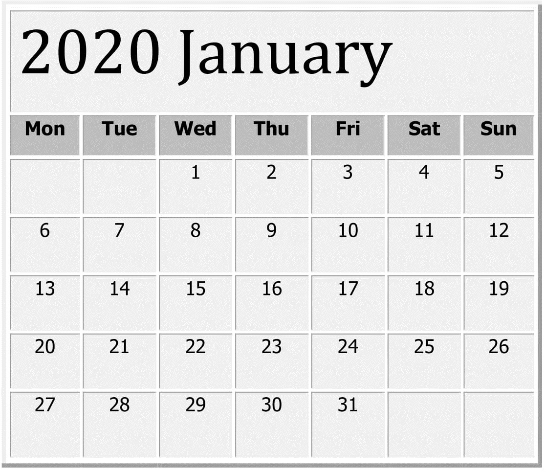 Print 2 Calendars Outlook 2020 | Calendar Printables Free