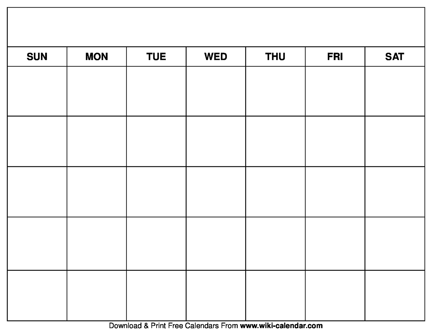 Free Printable Calendar Template For Kindergarten