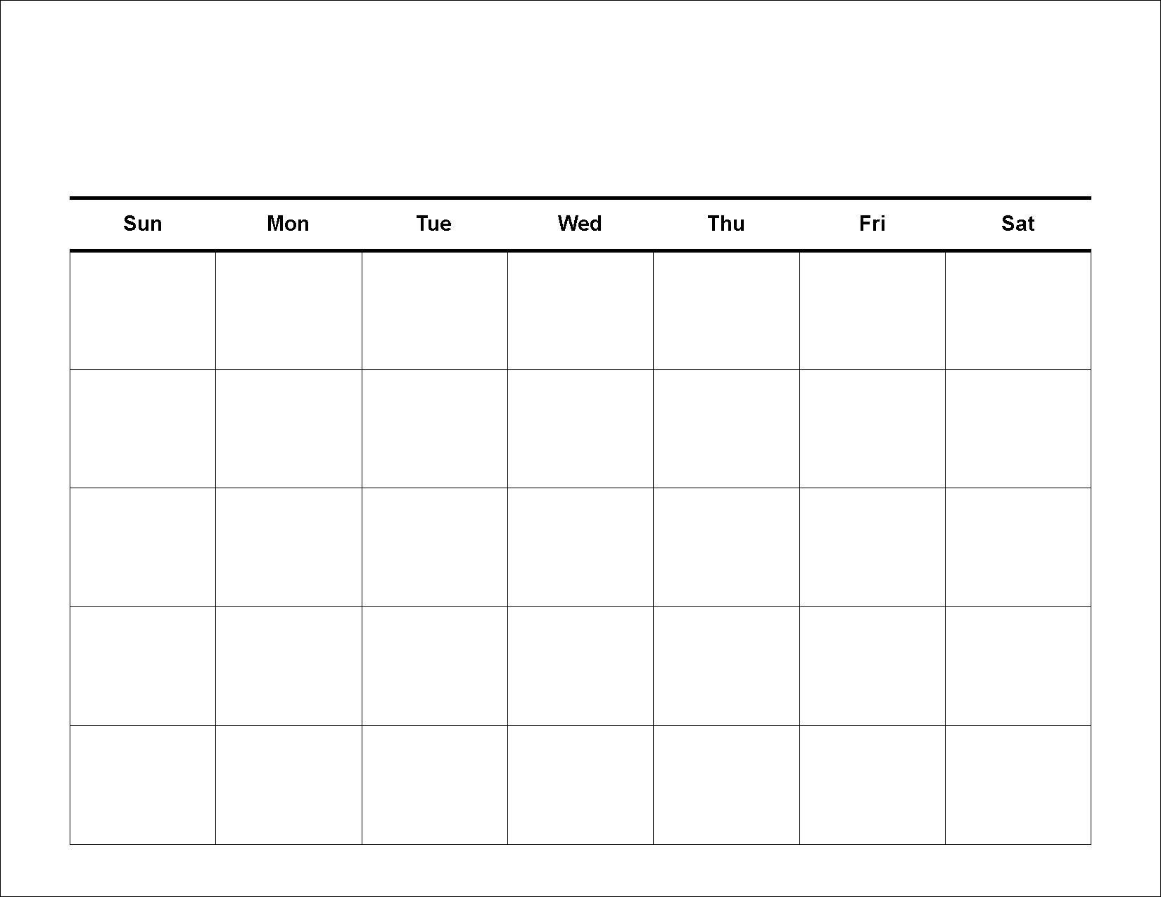 Free Printable Calendar Grid Month Calendar Printable