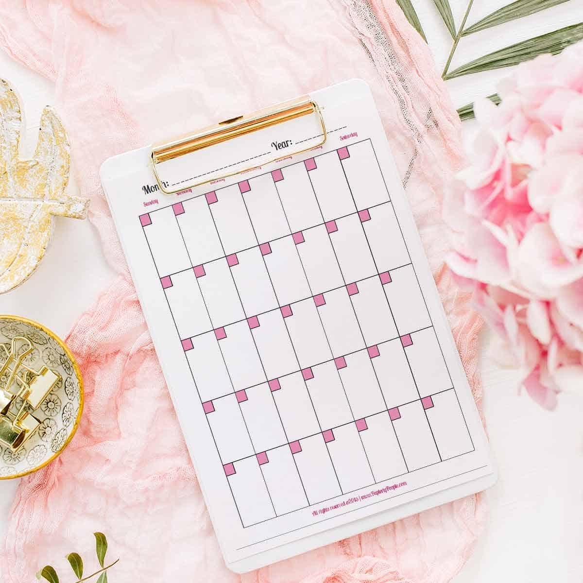 Printable Planner Calendar System For Staples Arc System Or