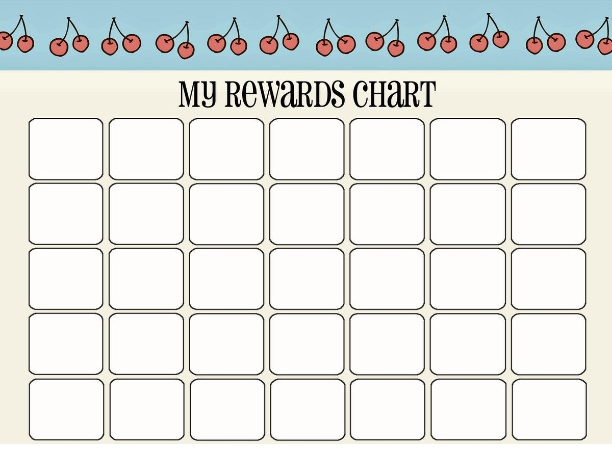 Printable Reward Charts For Kids (With Images) | Reward