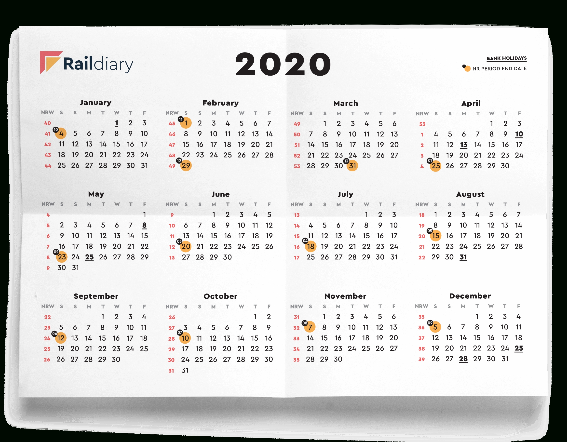 Calendar Week Numbers 2020 Uk Month Calendar Printable