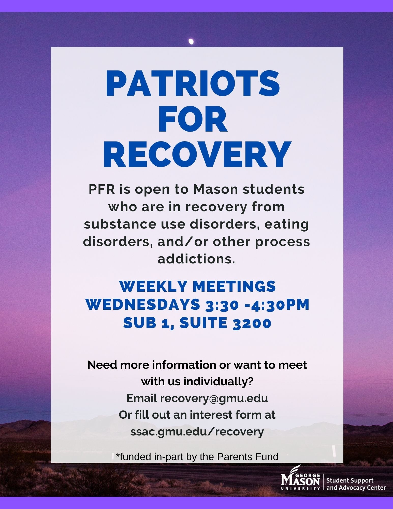 Recovery – Student Support And Advocacy Center