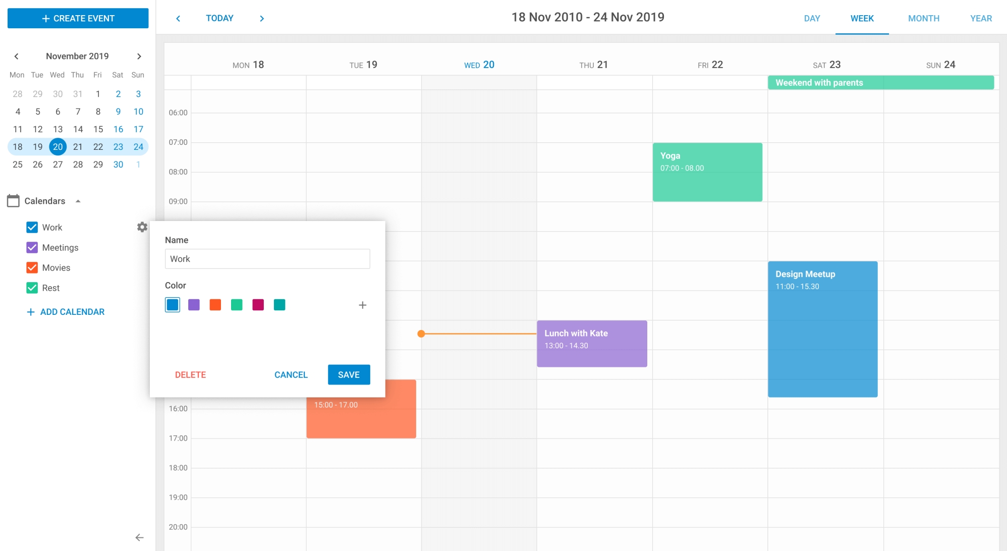 Scheduler - Javascript Event Calendar - Dhtmlxscheduler