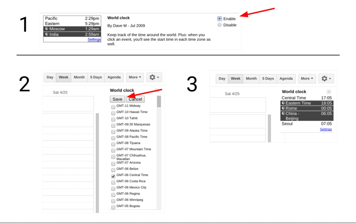 schedule a meeting across time zones