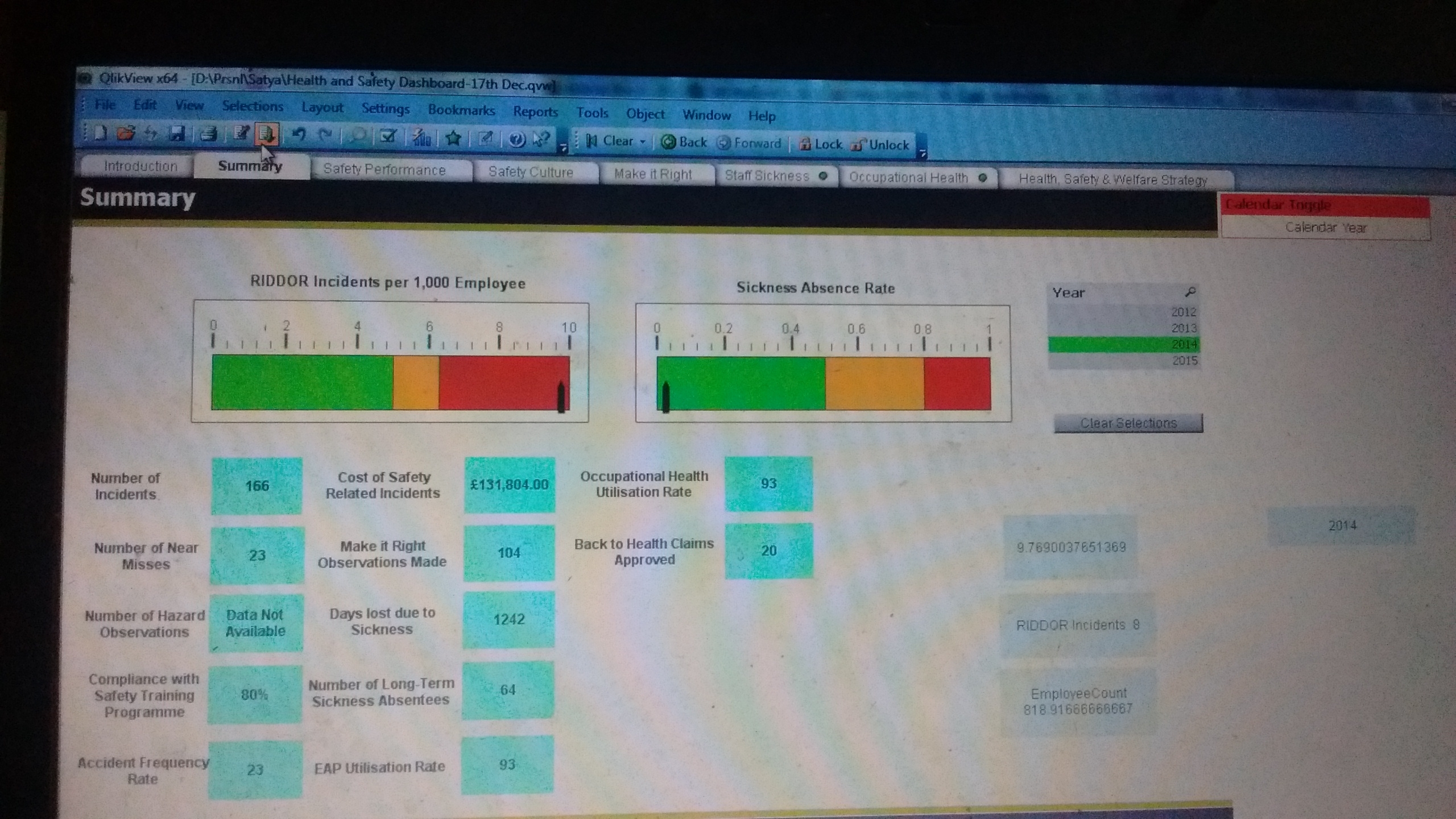 Solved: Calendar,financial Year Display In The Dashboard