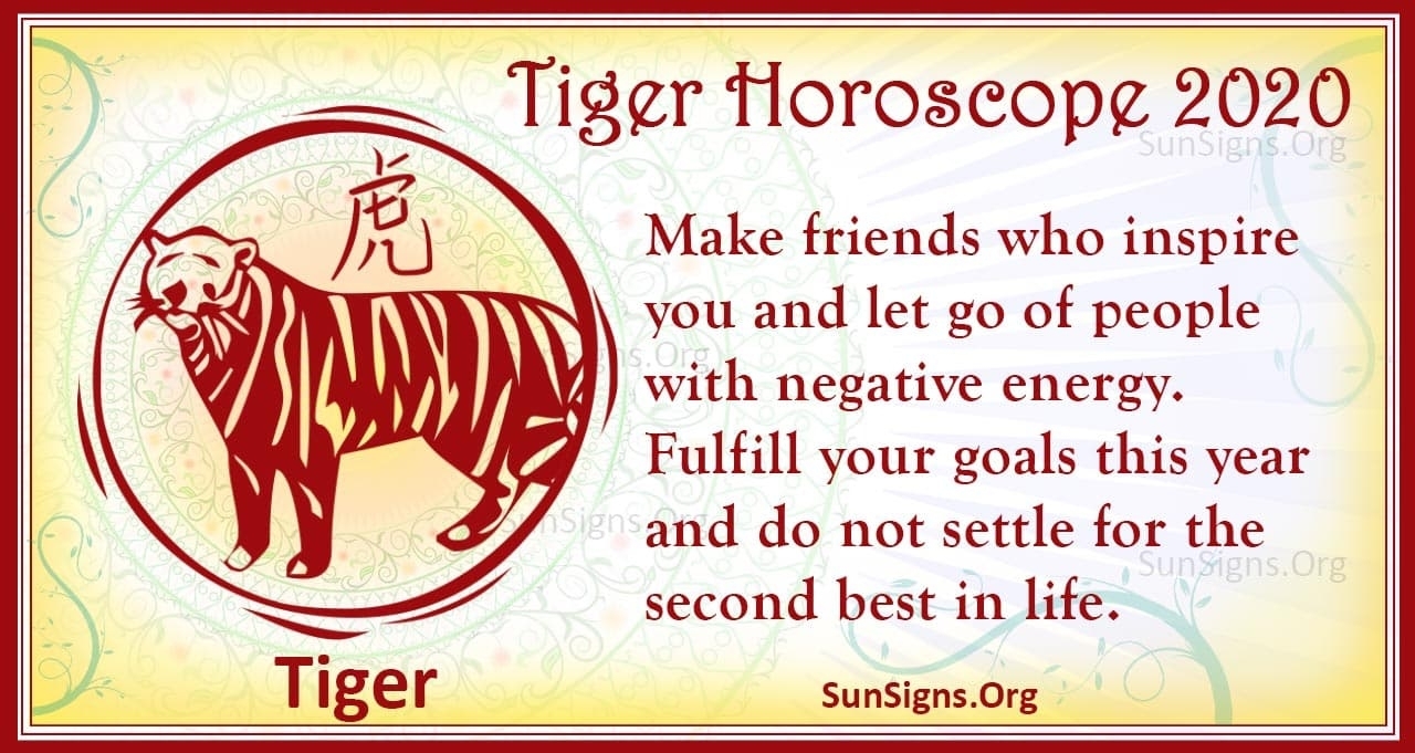 Tiger Horoscope 2020 - Free Astrology Predictions