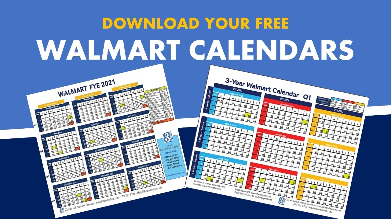 Walmart Fiscal Year Calendar | 2020 – 2021 | Free Download