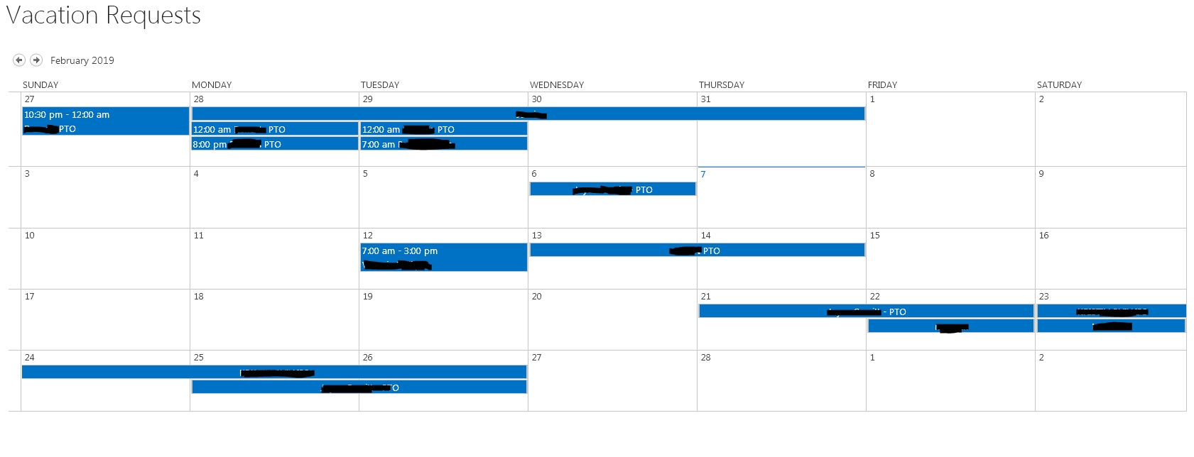 Why Are Events In Calendar View Overflowing Day Boxes When
