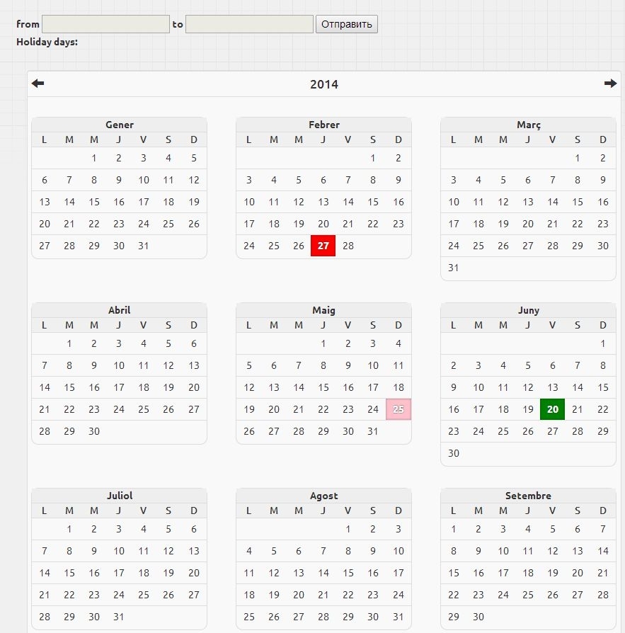 Year Calendar Jquery Plugin | Calendar Printables Free Templates