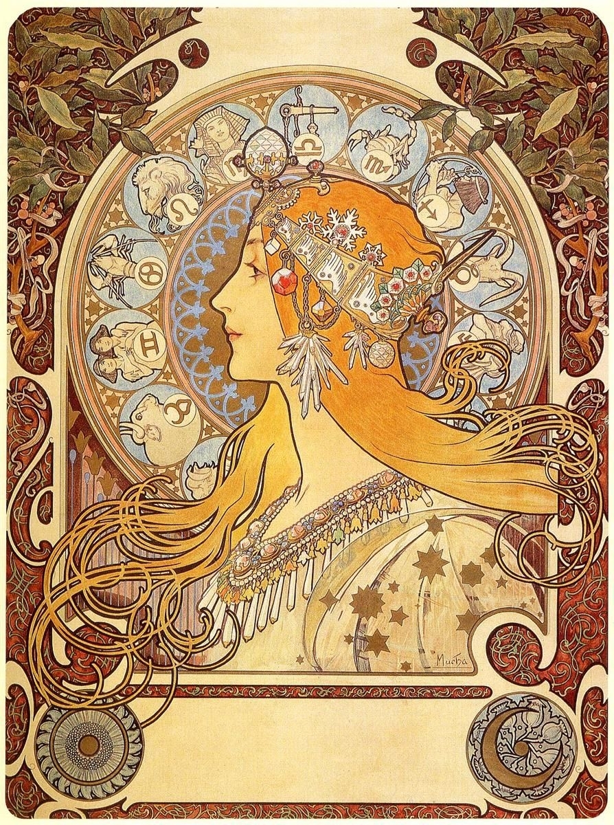 Zodiac&quot; (1896), Beautiful Interpretation Of The Zodiac Signs