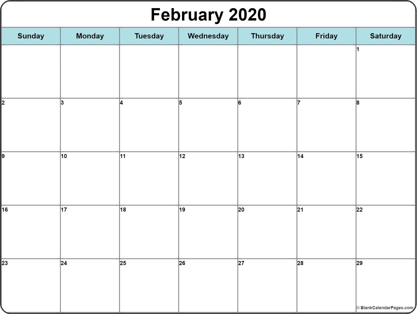 2020 Calendar With Space To Write In 2020 | Calendar