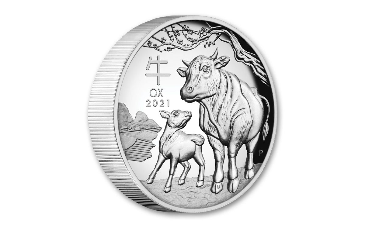2021 Australia $1 1-Oz Silver Lunar Year Of The Ox Hr Proof | Govmint