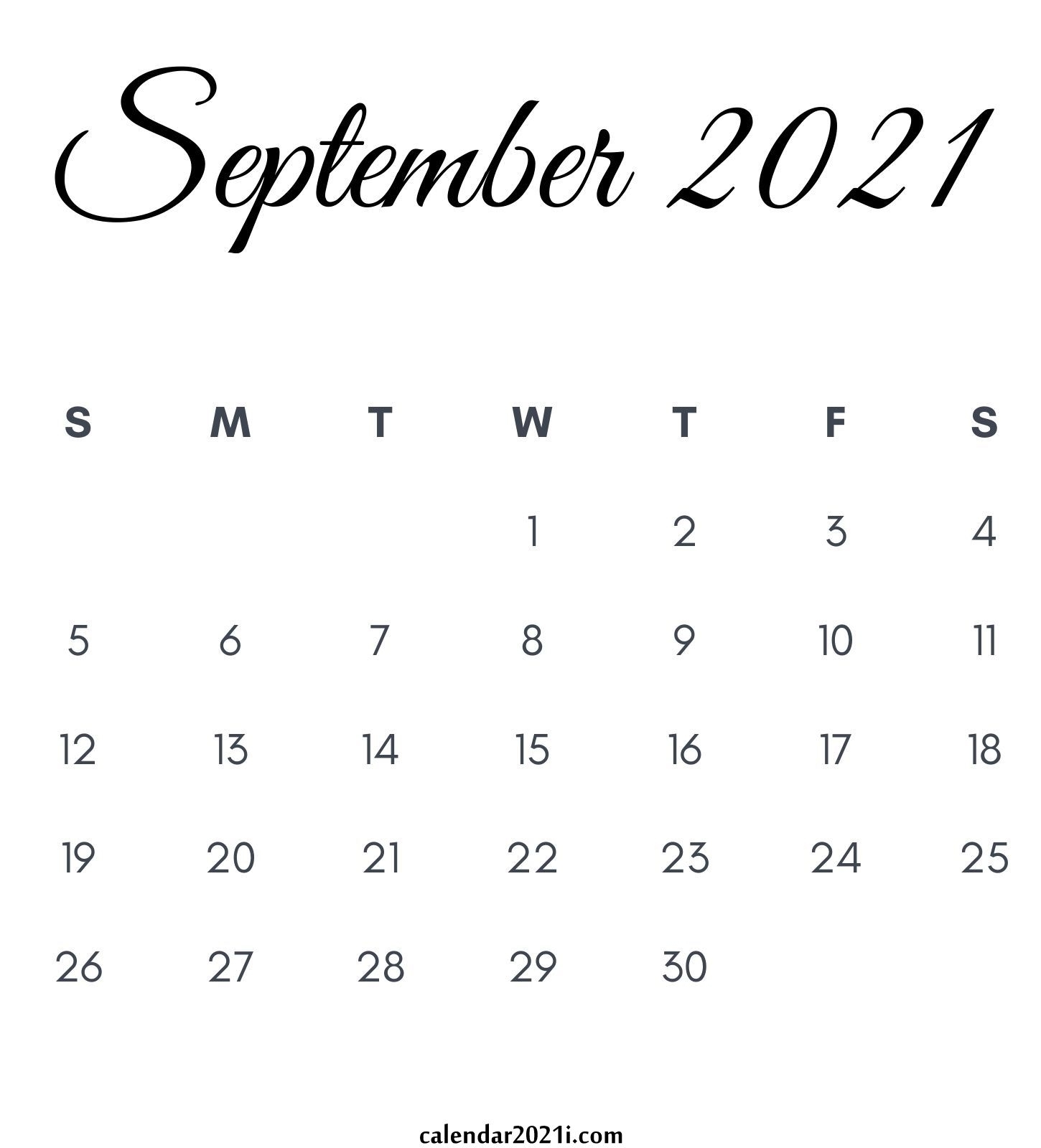 2021 Calendar Monthly Printable | Calendar 2021