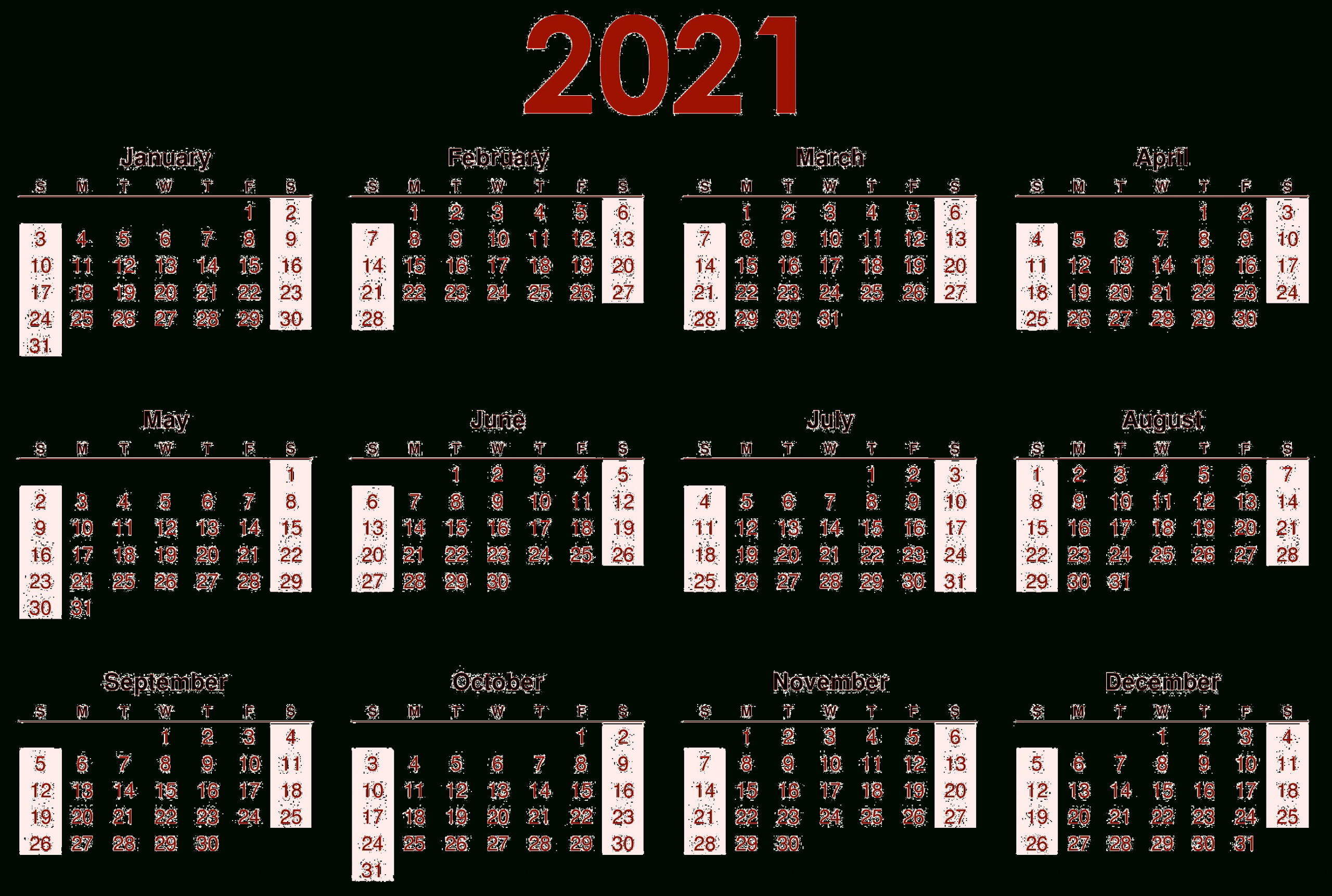 2021 Calendar Wallpapers - Top Free 2021 Calendar