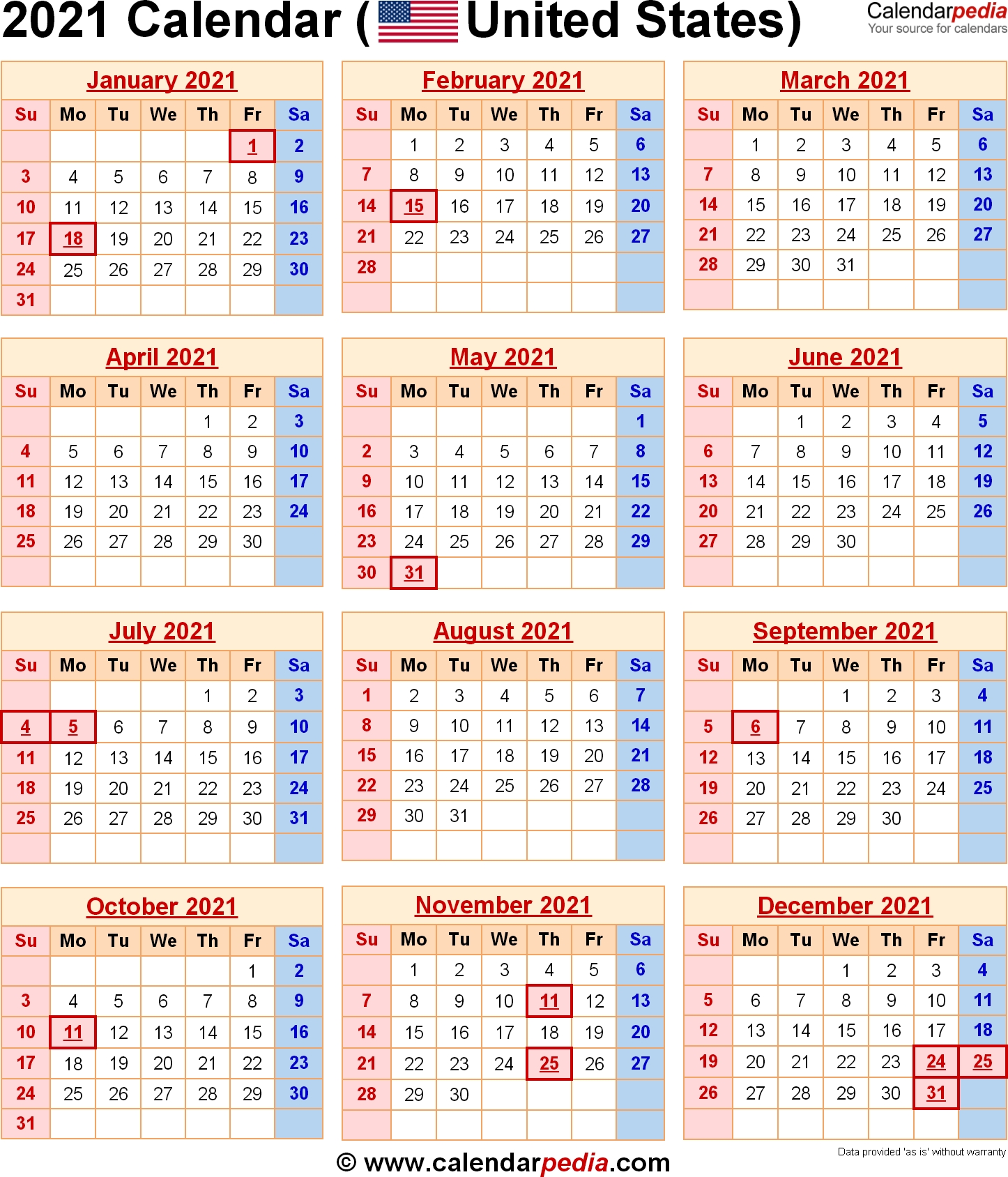 Calendar Weekends 2021 Month Calendar Printable 7657