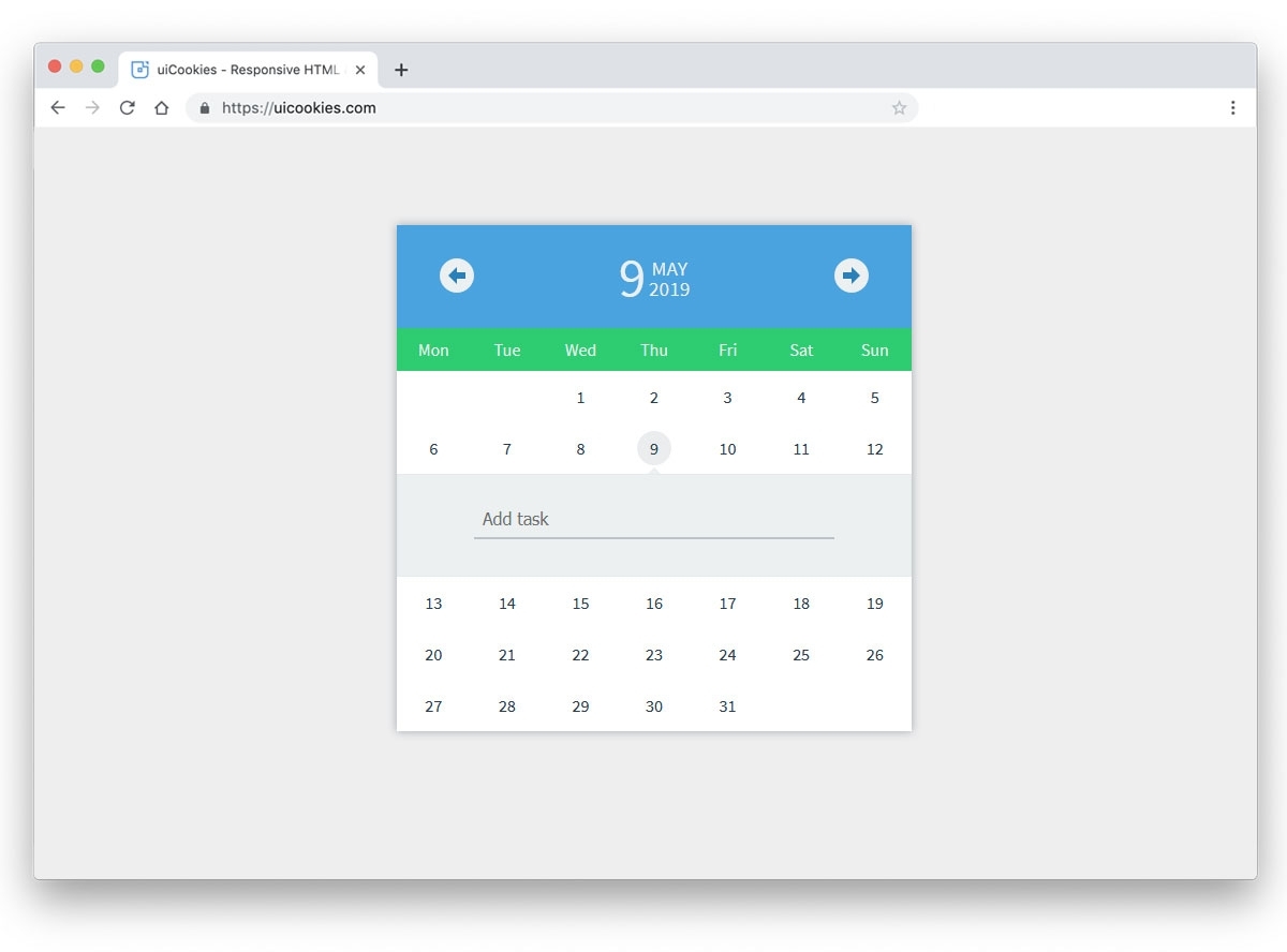 33 Professional And Crazy Bootstrap Calendar Examples - 2020