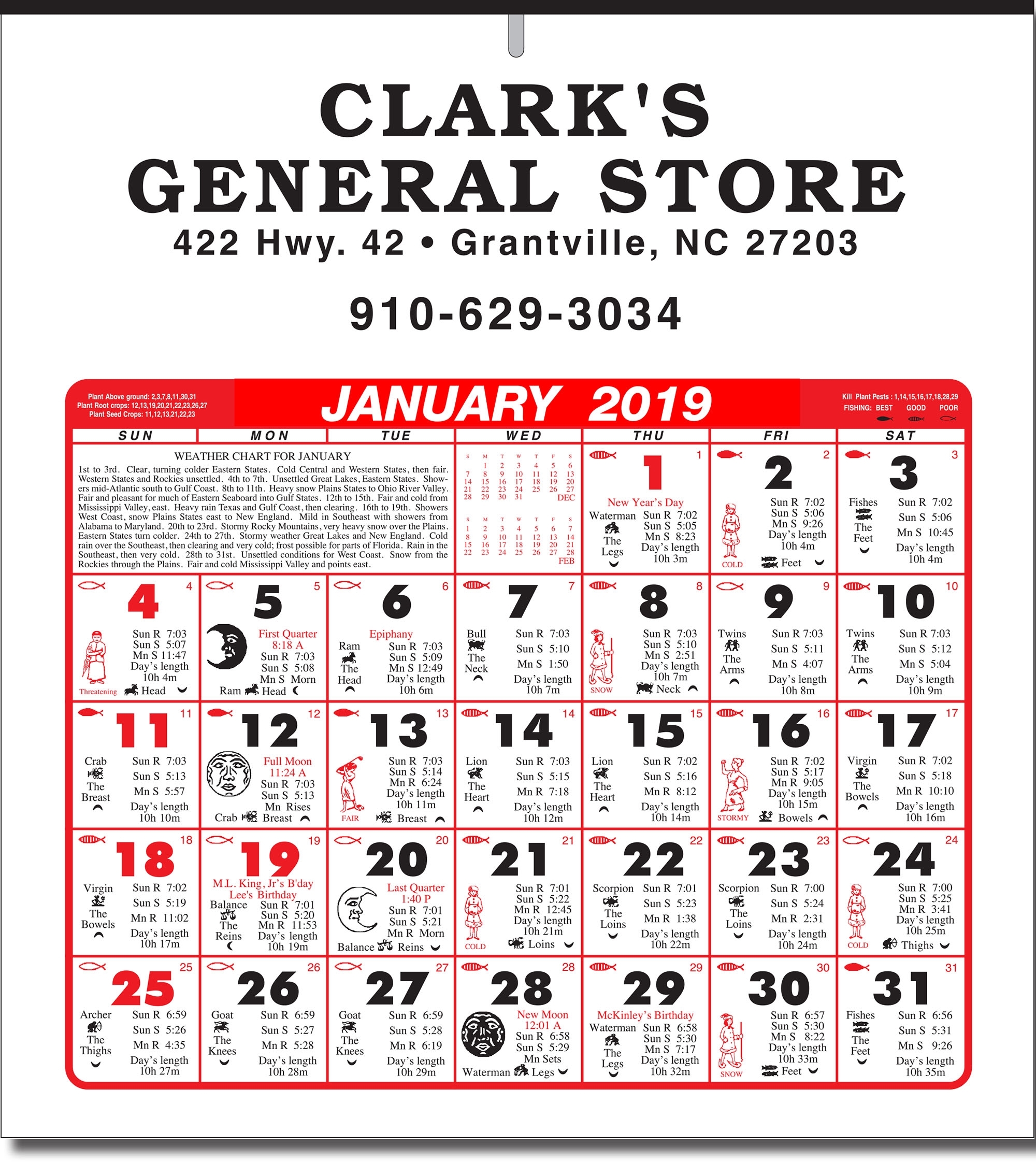 Planting Calendar Farmers Almanac Customize and Print