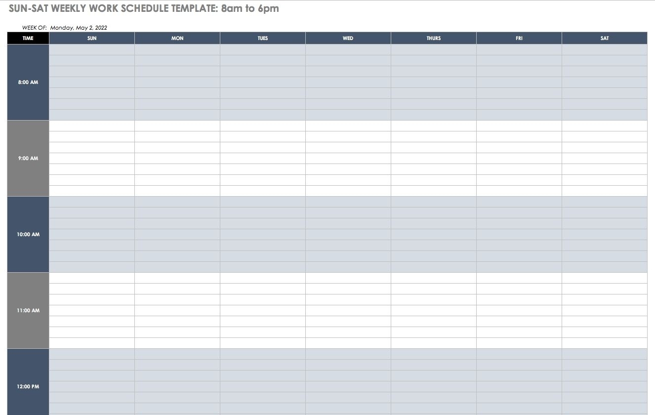 6 Week Calendar Template Word In 2020 | Schedule Template