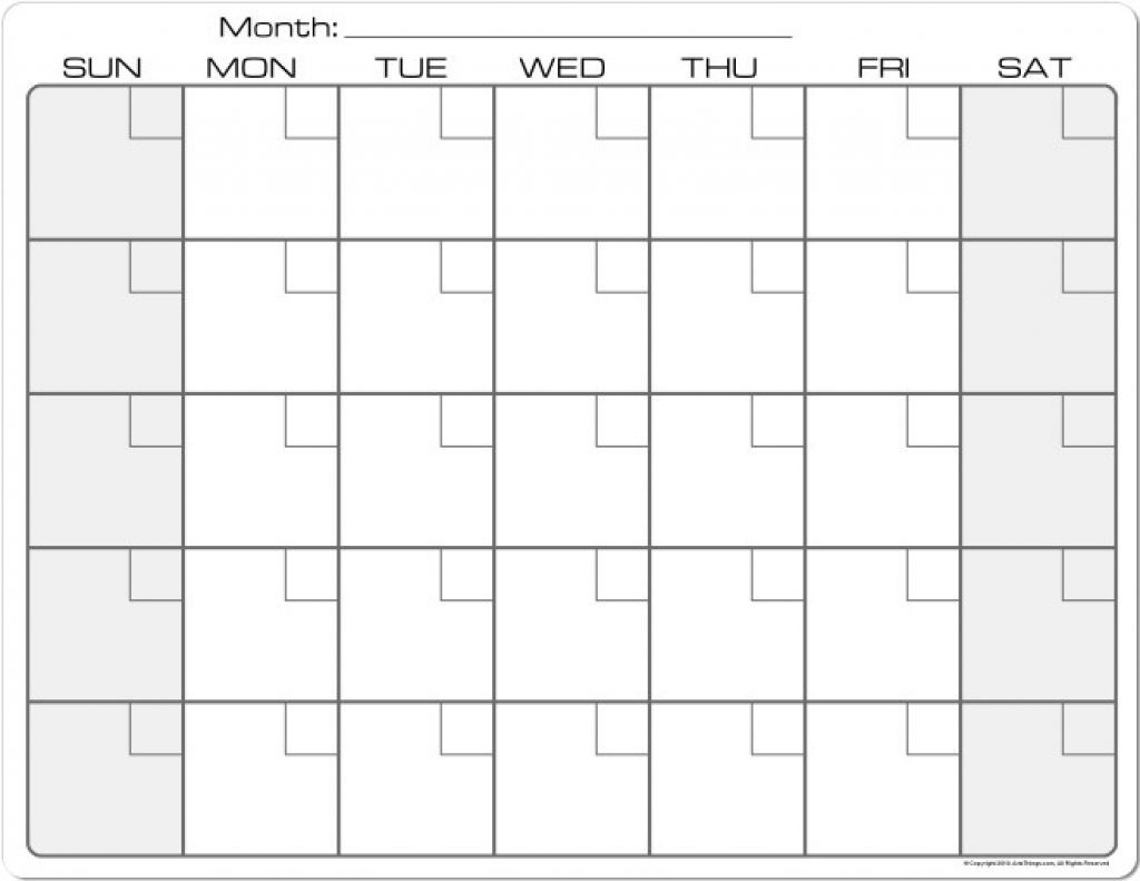 8.5 X 11 Printable Calendars In 2020 | Blank Calendar