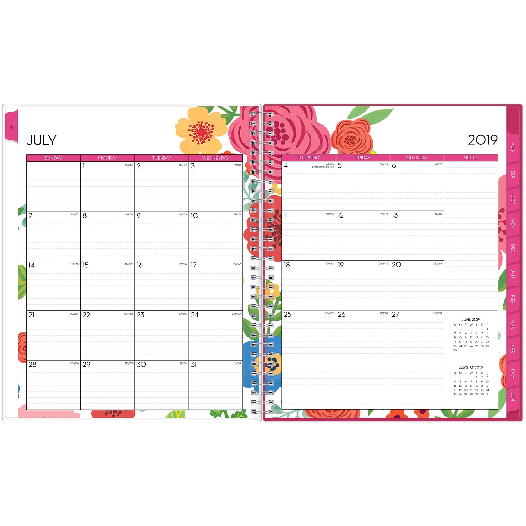 Blue Sky, Bls100149, Mahalo Cyo 8.5 X 11 Weekly/Monthly Planner, 1 Each,  Multicolor