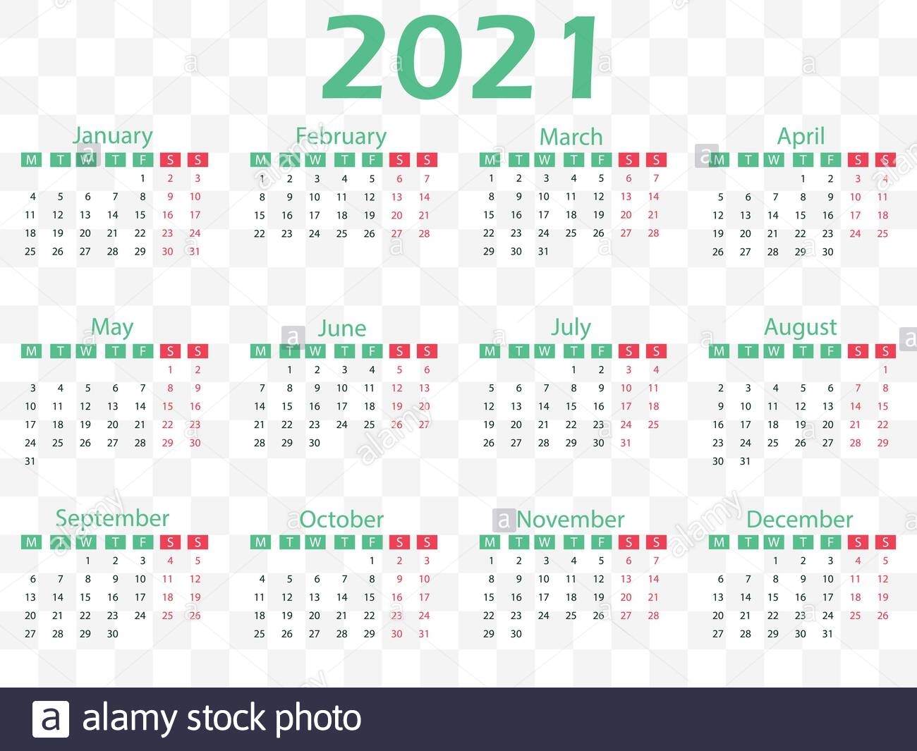 Calendario 2021 Fotos E Imágenes De Stock - Alamy