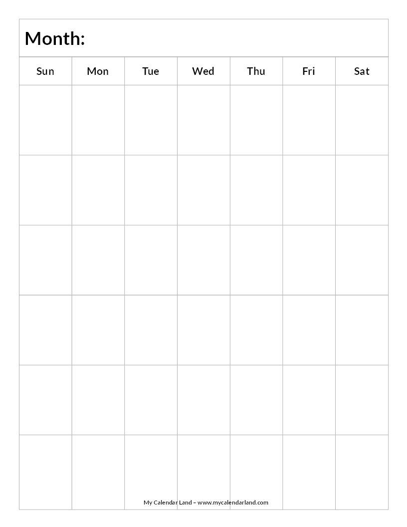 Dashing 6 Week Blank Calendar Printable In 2020 | Calendar