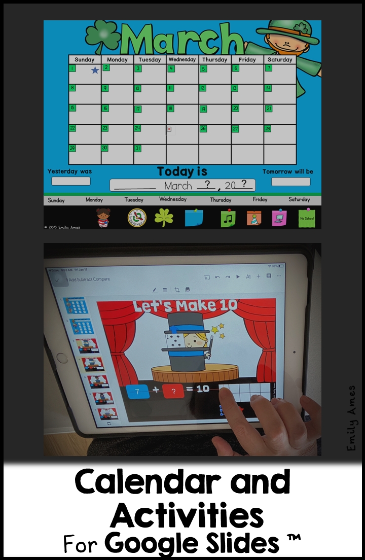 Digital Calendar For Google Slides™ (Distance Learning) In