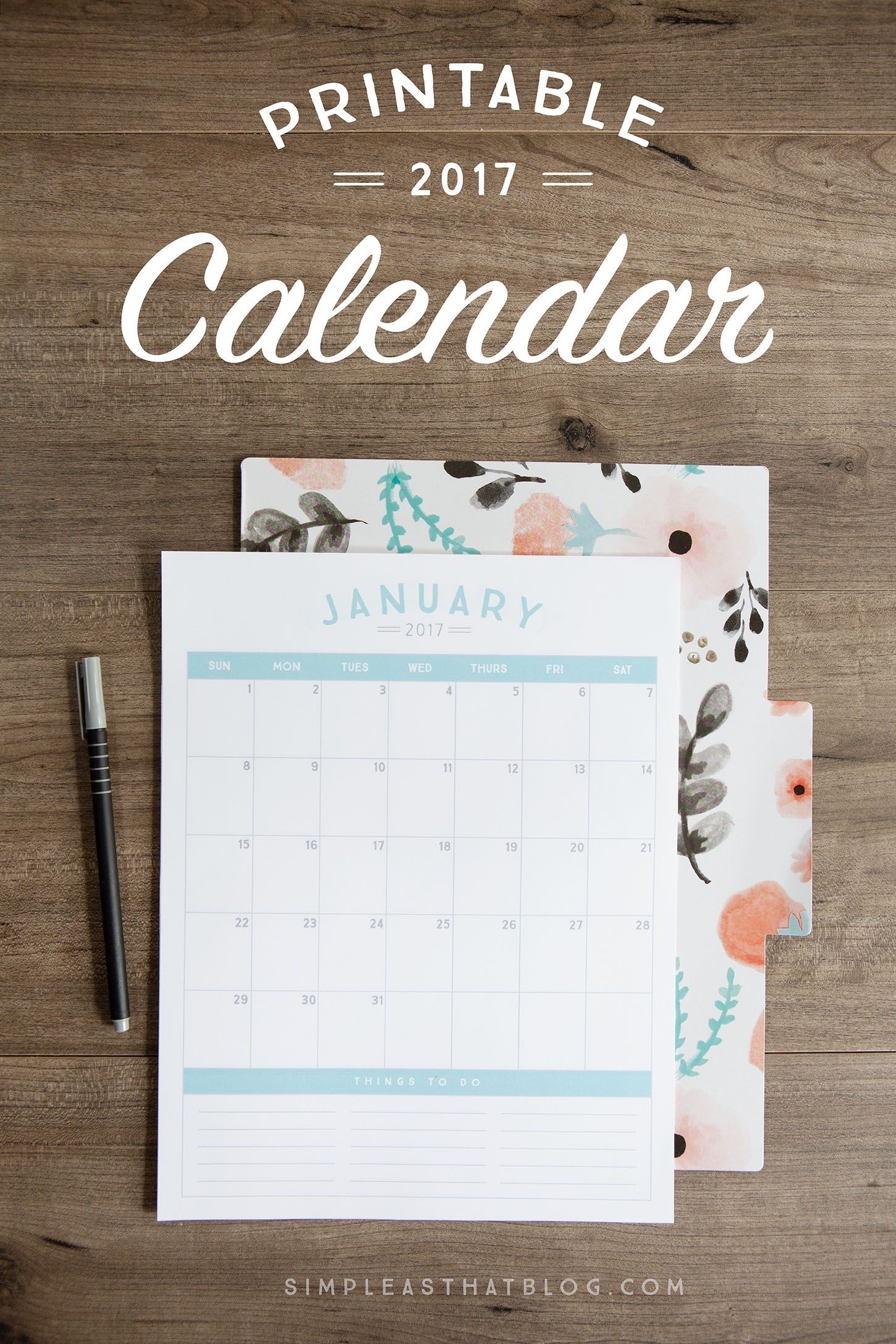 Effective Free Printable Tear Off Calendar In 2020 | Free