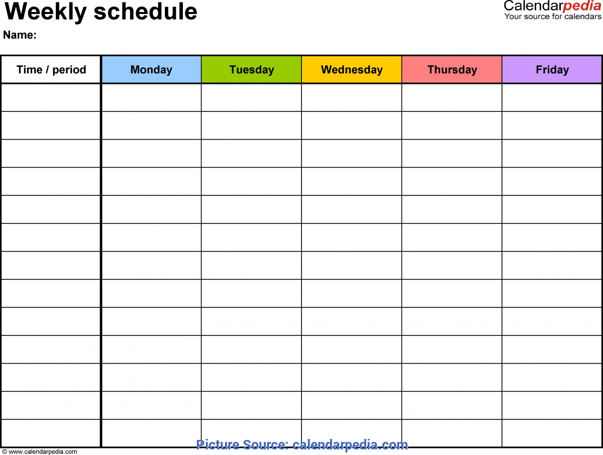 Excellent Monthly Lesson Plan Template Pdf Free Weekly