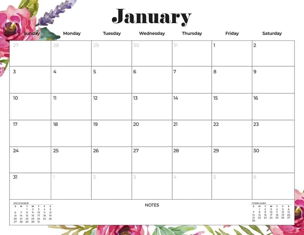 Free 2021 Calendars — 75 Beautiful Designs To Choose From