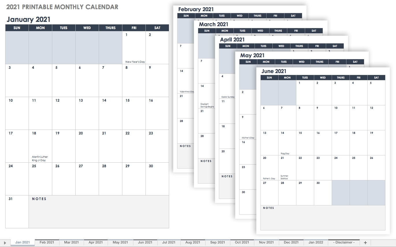 Free Google Calendar Templates | Smartsheet