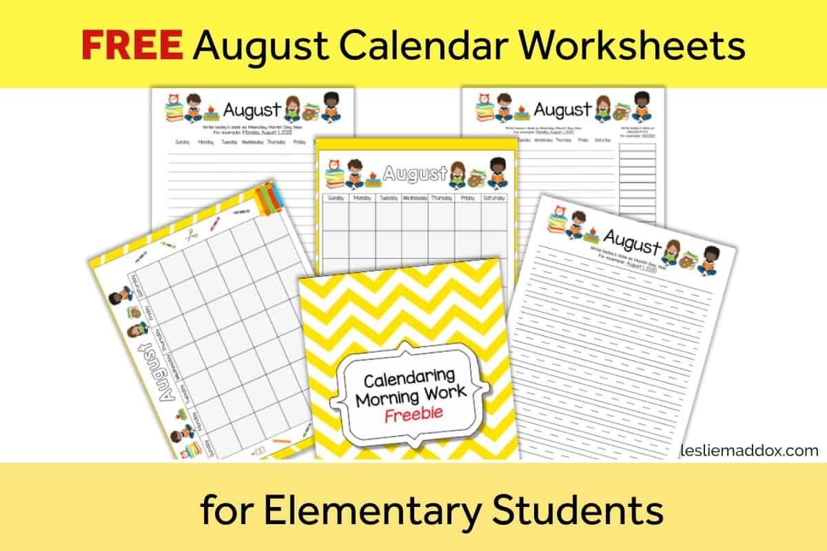 Free Printable Homeschool Worksheets For Morning Work