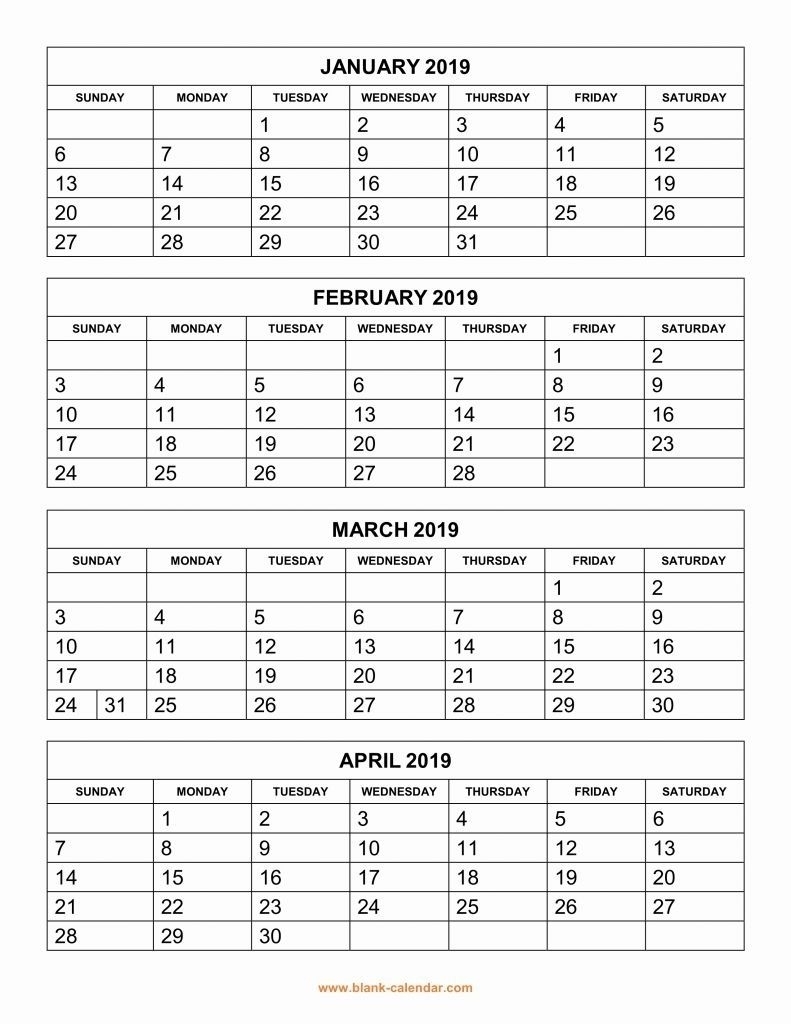 Free Printable Large Grid Calendar In 2020 | Calendar