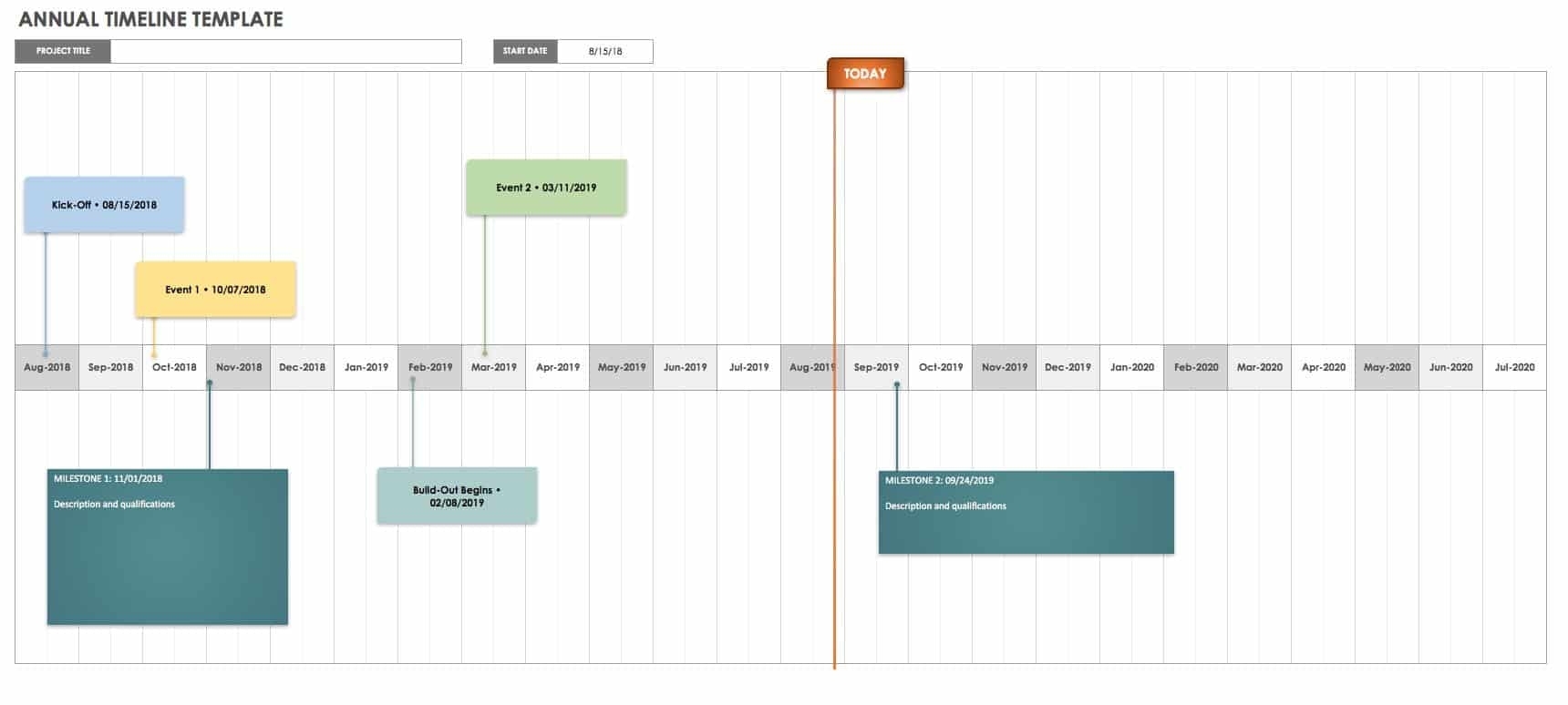 Free Project Calendar Templates | Smartsheet